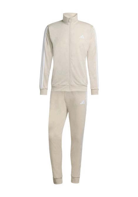 Tuta Adidas Basic 3-Stripes Tricot Beige Bianco Uomo ADIDAS CORE | Tute | KR5358-